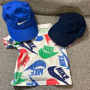 Nike baby toddler hat and clothes bundle